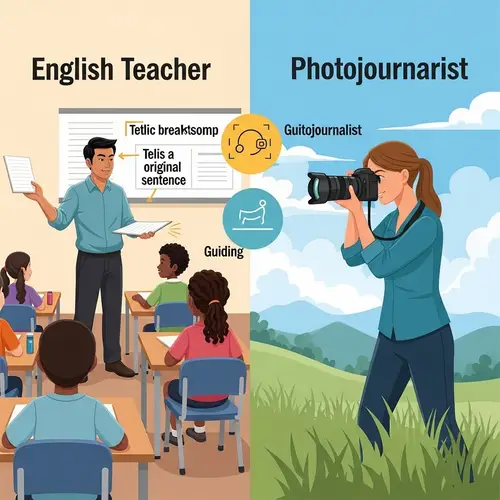 English Teacher vs Photographer: Capturing Moments of Focus
