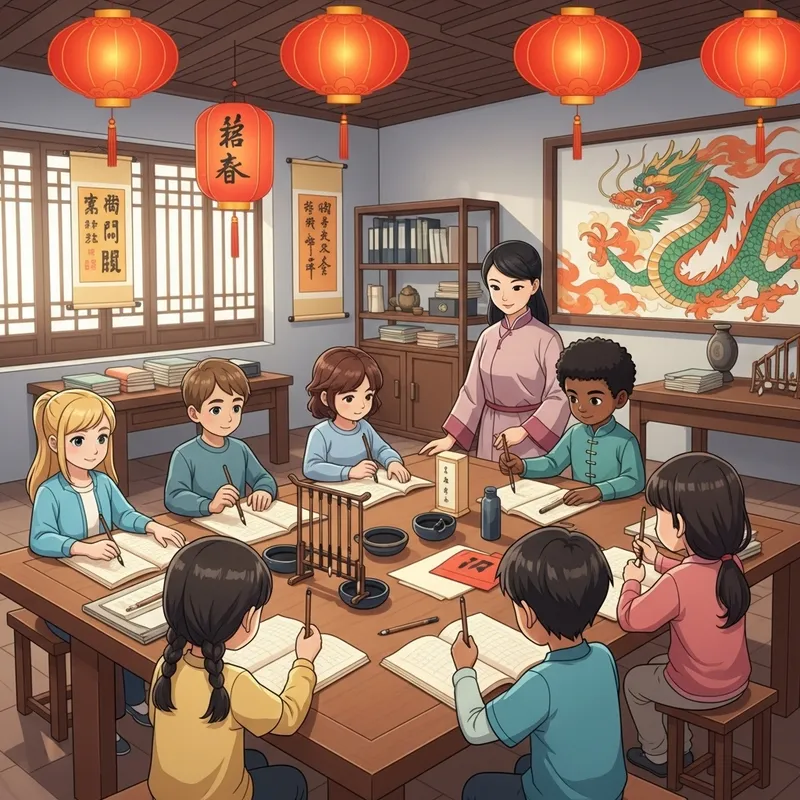 Cultural Classroom: Diverse Traditional Chinese Learning Environment