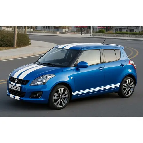 Suzuki Swift with Sporty Bonnet Stripes