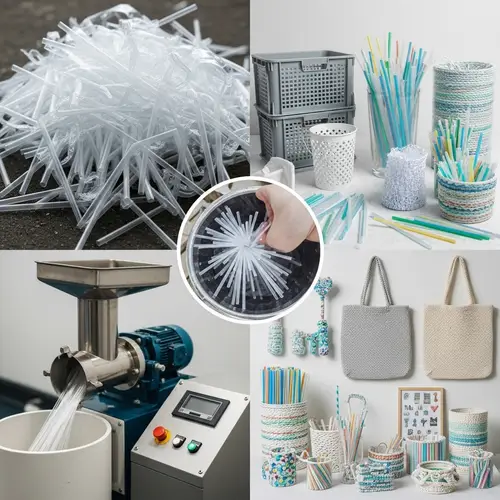 Transforming Discarded Plastic Straws into Eco-Friendly Products