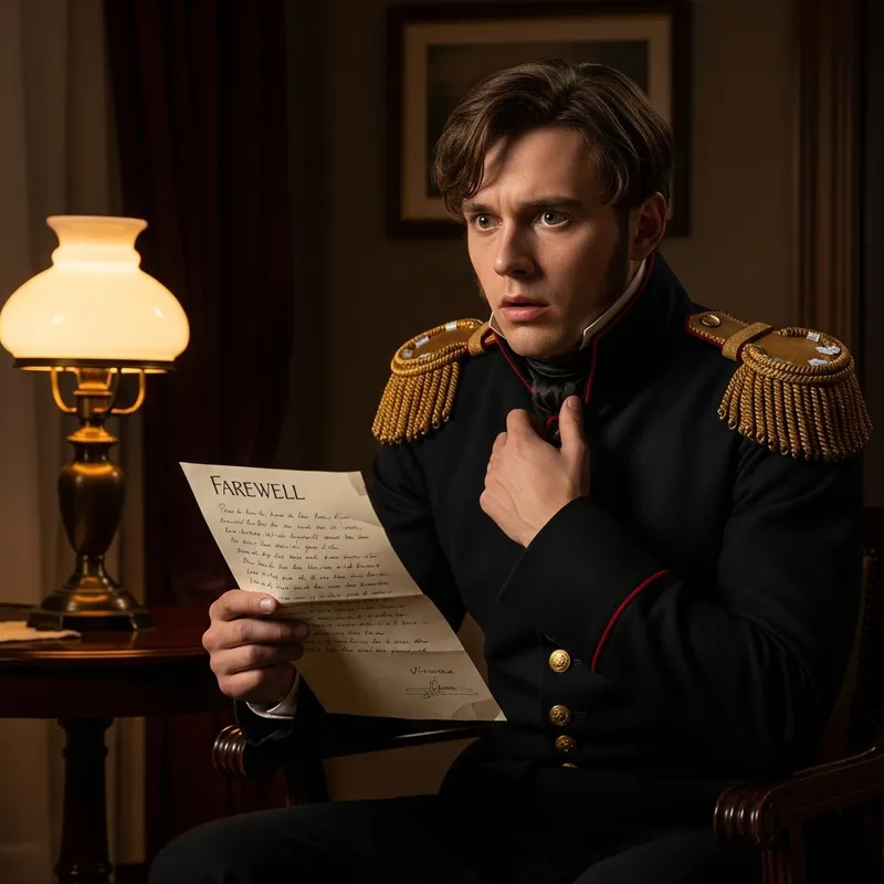 Pechorin's Reaction to Vera's Farewell Note