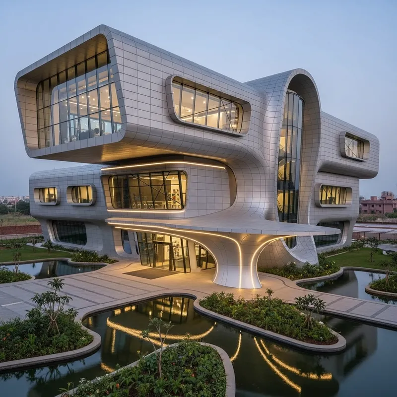 Two-Storey Science City in Hyderabad | Contemporary Architectural Innovation
