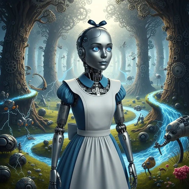 Robot Alice in Wonderland: A Modern Reinterpretation Robot Alice in Wonderland: A Modern Reinterpretation