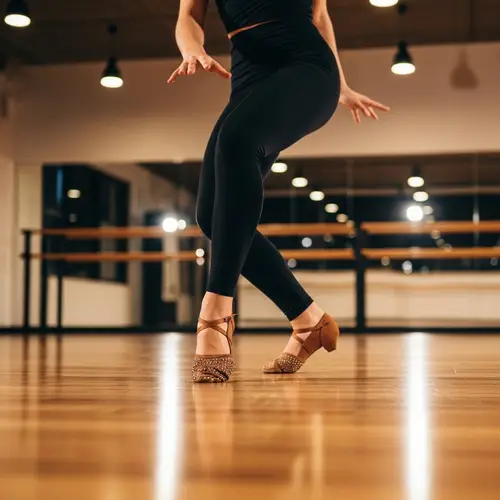 Elegant Hispanic Female Dance Influencer | Dance Studio Scene