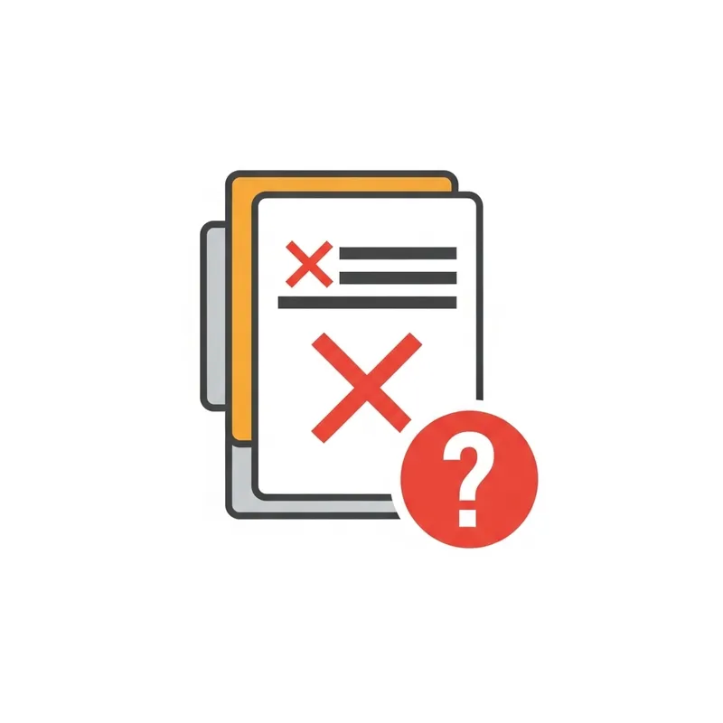 Documentation Error Icon: Modern Iconography Design Documentation Error Icon: Modern Iconography Design