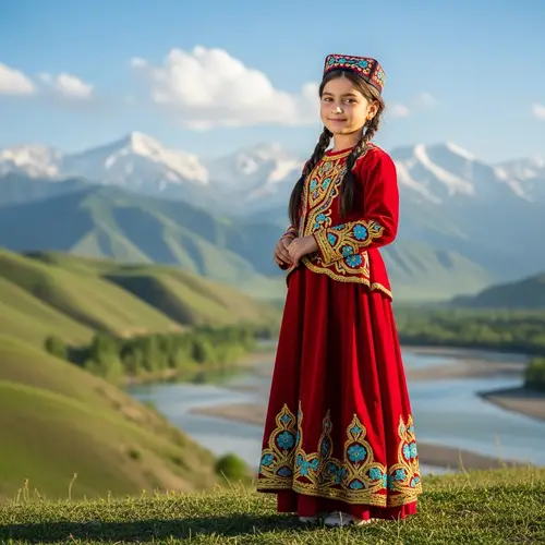 Traditional Tajik National Dress - Cultural Heritage of Tajikistan