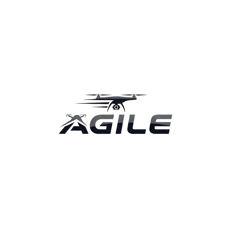 Modern Agile Drone Logo Design