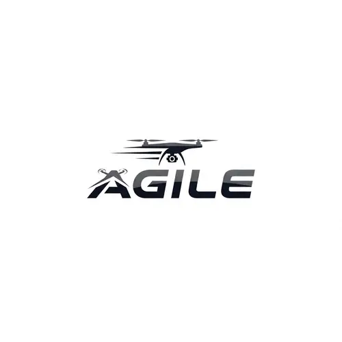 Agile Drone Logo Design for Speed and Flexibility