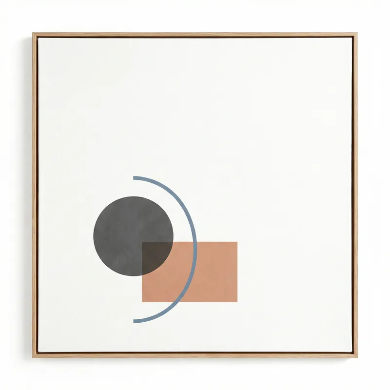 Minimalist Geometric Art - Elegant Simplicity
