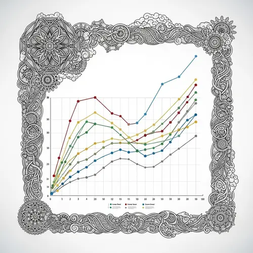Creative Chart Borders - Geometric and Organic Shapes