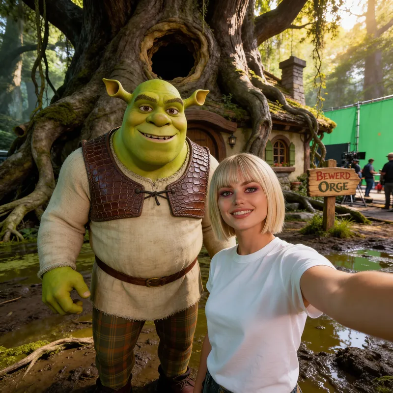Selfie with Shrek: A Hyper-Realistic Experience