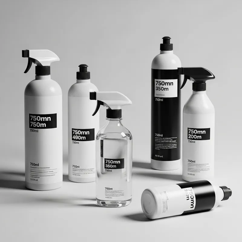 Sleek 750ml Cleaning Products | Minimalist Design & Fine Detail Sleek 750ml Cleaning Products | Minimalist Design & Fine Detail