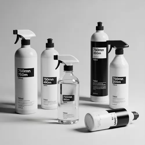 Sleek & Modern 750ml Cleaning Supplies | Minimalist Design