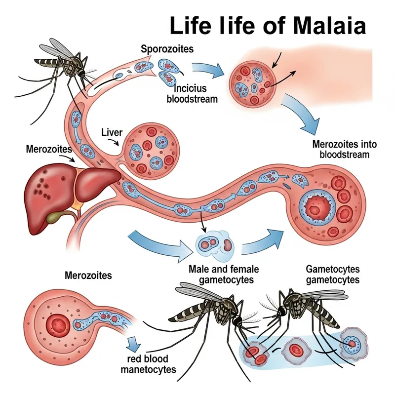 Malaria Life Cycle: Illustration and Process