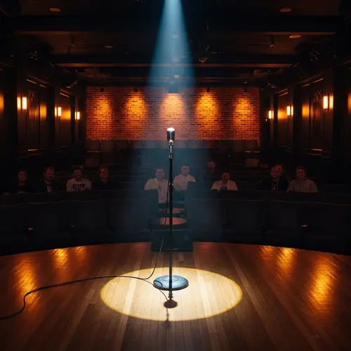 Stand-Up Comedy Stage with Elegant Design