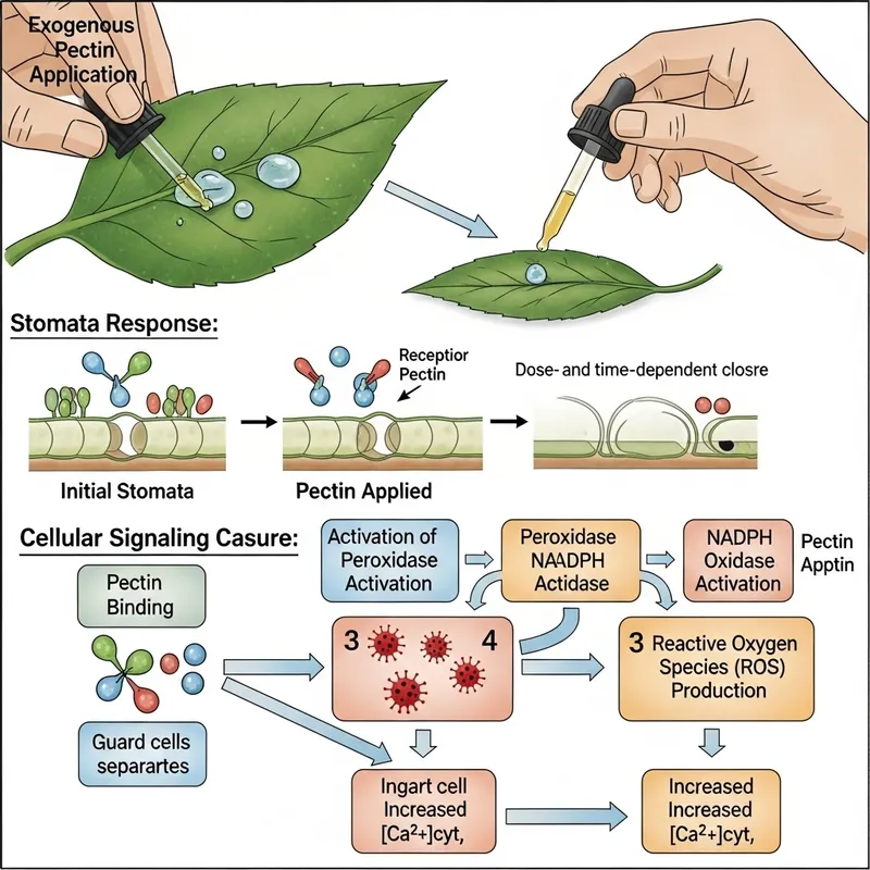 Pectin-Induced Stomatal Closure in Arabidopsis: Immunity Insights