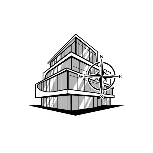 Modern Architectural Logo Design | Black & White Theme