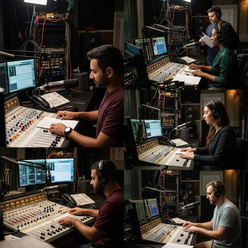 Inside a Radio Show: Consoles, Microphones & Personalities