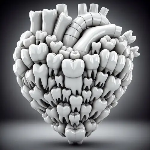 Radiant White Teeth Heart Design