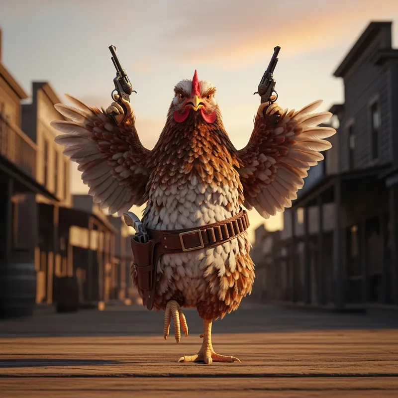 Chicken with Pistolas