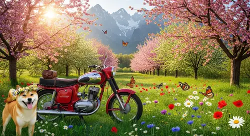 Spring in Slovakia: Trees Bloom, Sun Shines, Butterflies Fly