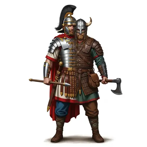 13th Century Empire Soldier: Roman Centurion-Viking Raider Blend