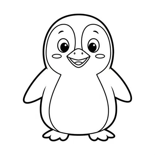 Pororo Coloring Pages for Kids | Cartoon Penguin Drawing