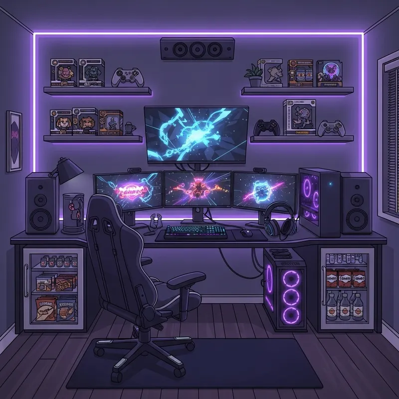 Modern Gamer's Room: Ultimate Setup & Decor