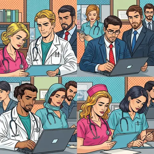 Gender Equality in Pop Art Style