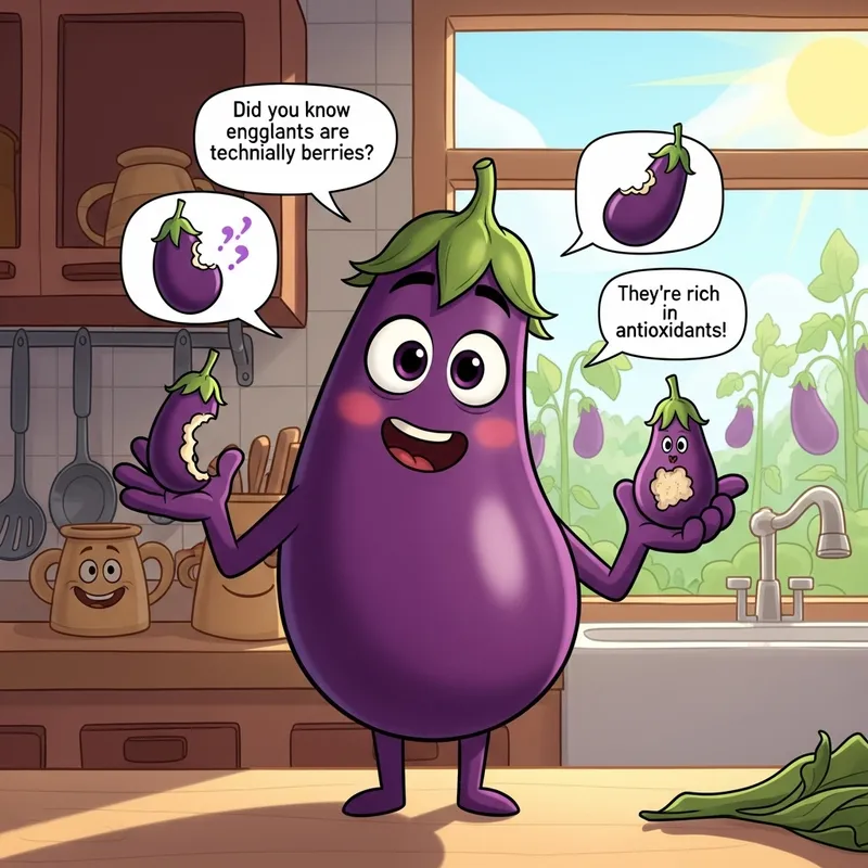Fun Eggplant Facts from a Delicious Character!