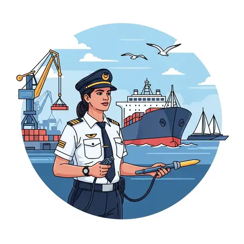 Harbor Pilot Icon - Maritime Navigation Symbol | Port Authority