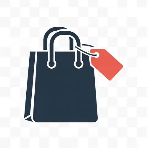 Buy Goods Favicon - Simplistic Style Shopping Bag Icon