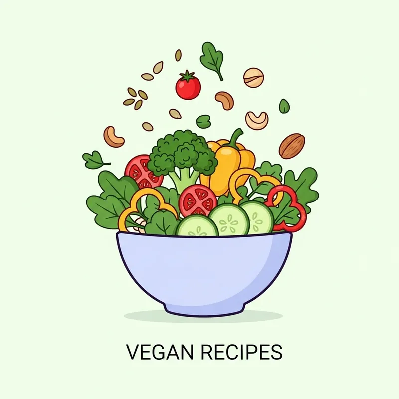 Vibrant Vegan Salad Recipes | Vegan Meal Preparation Ideas