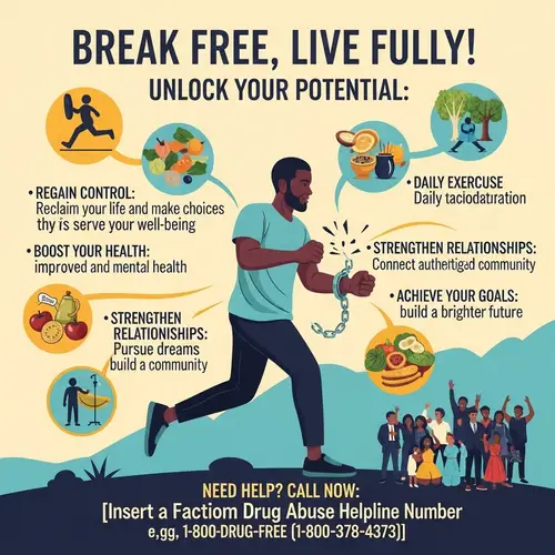 Fighting Illegal Drug Use: Break Chains, Embrace Freedom