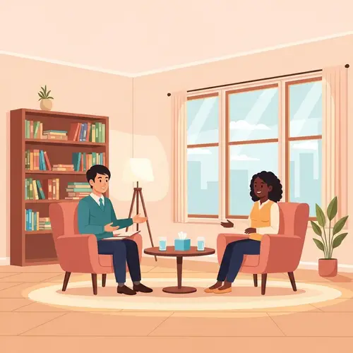 Calming Therapy Session in Warm Setting