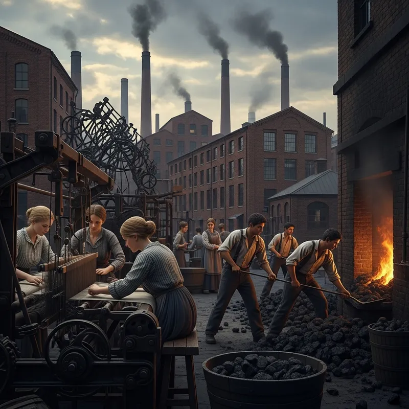 Industrial Revolution Image: Working Class in Action Industrial Revolution Image: Working Class in Action