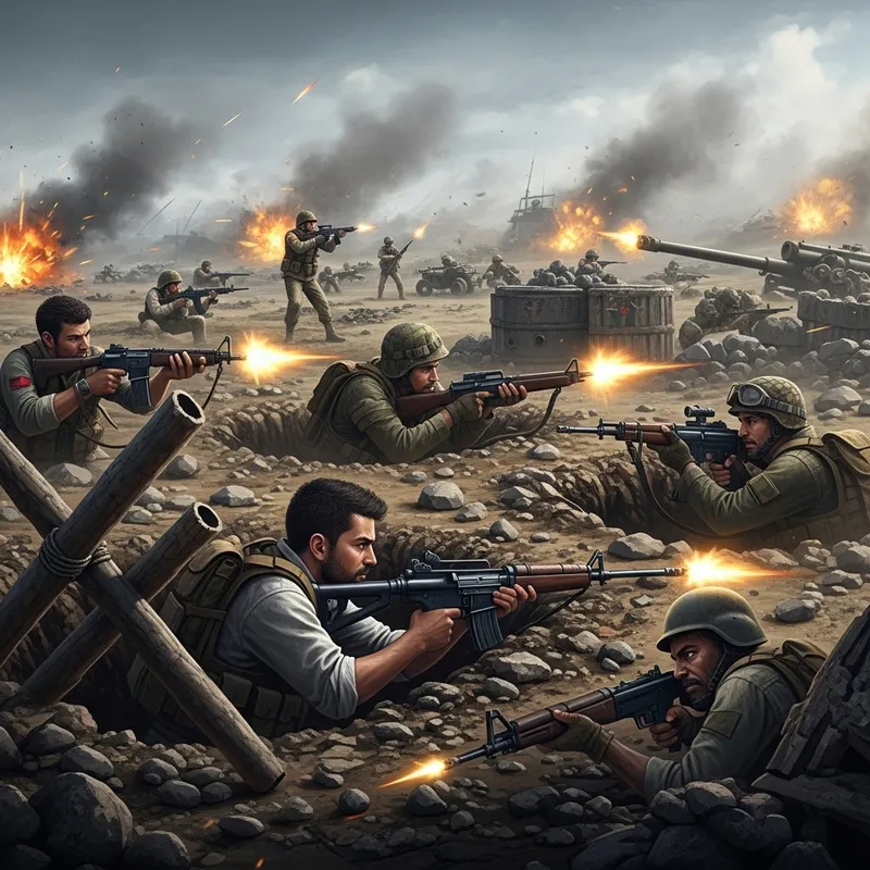 Survival Battle in PUBG-Themed Warzone | Intense Gunfights