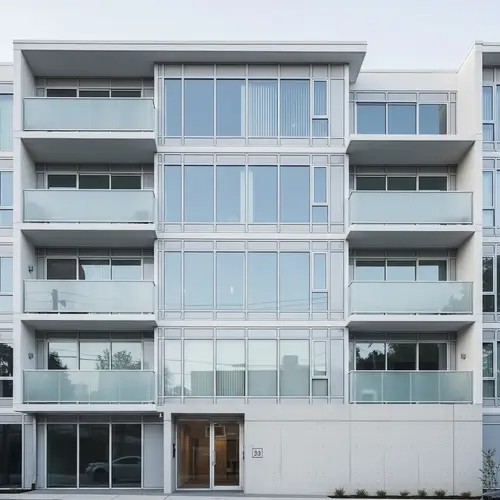 Minimalist Condominium Building - Modern Architecture
