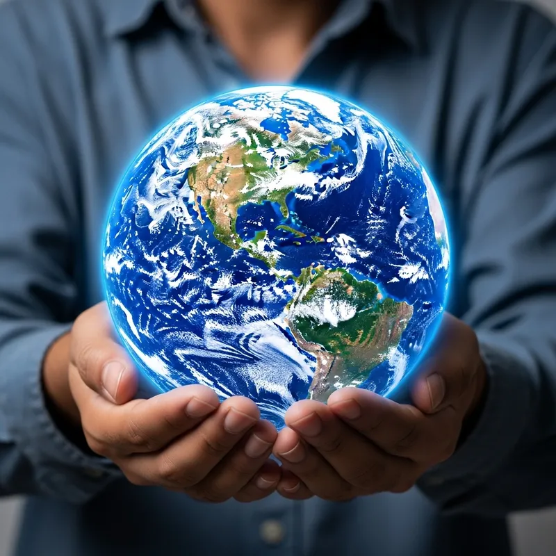 A Person Holding the World in Their Hands