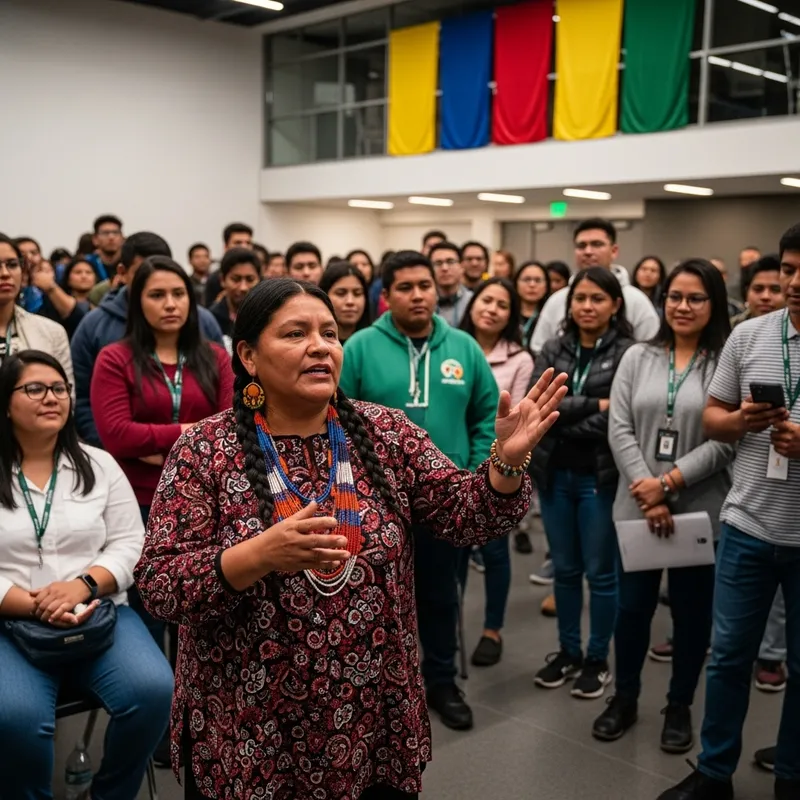 Indigenous Woman Leader Inspires Multicultural Audience