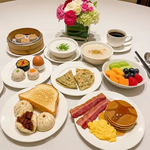 Delicious 200 Yuan Breakfast: Chinese & Western Cuisines Mix