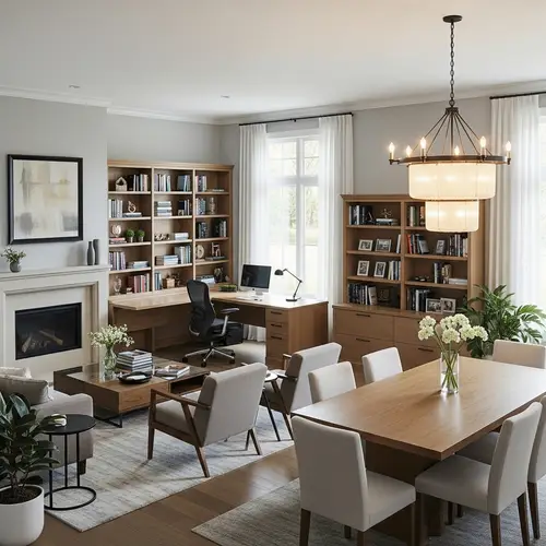 Contemporary Furniture for Living Room, Study, and Dining Room