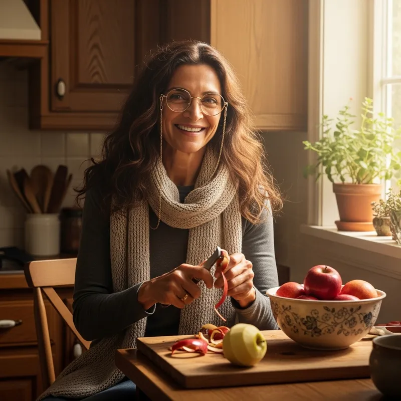 Deepika Padukone Look-Alike in Grandmotherly Outfit | Kitchen Scene