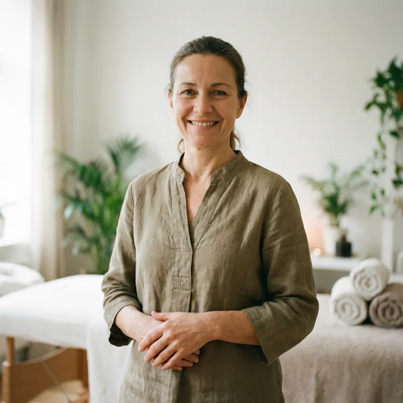 Professional Massage Therapist Headshot