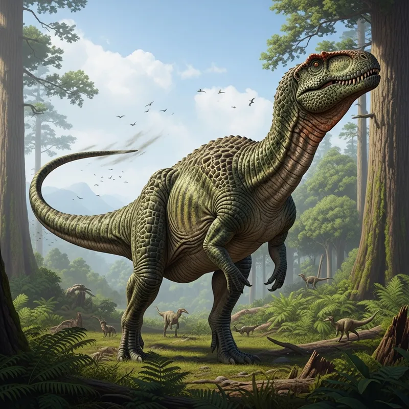 Discover the Majestic Gargantuan Dinosaur in a Prehistoric World