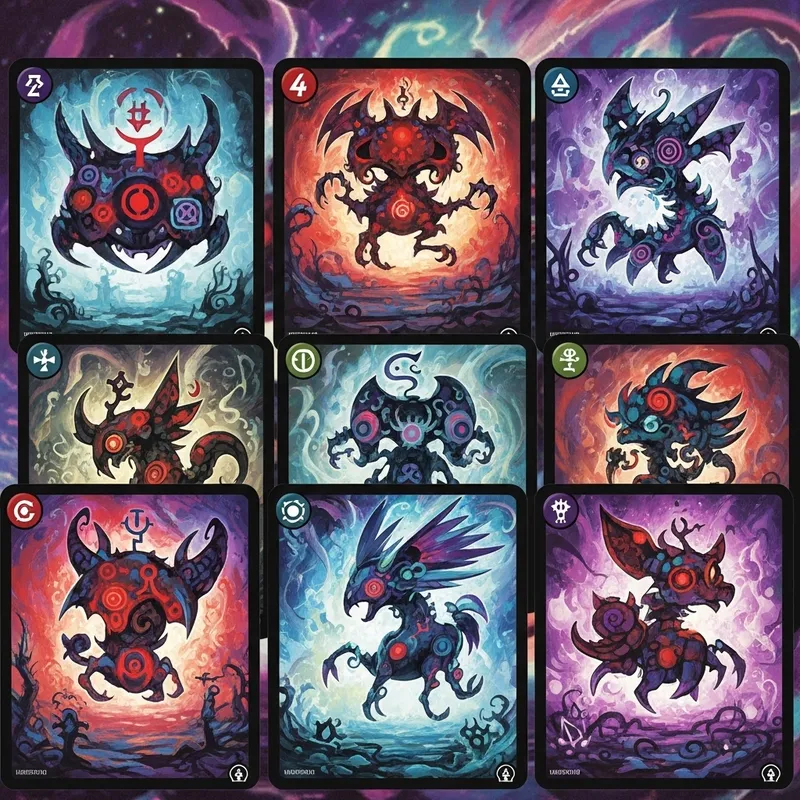 Pokémon Cards - Abstract Art Showcase