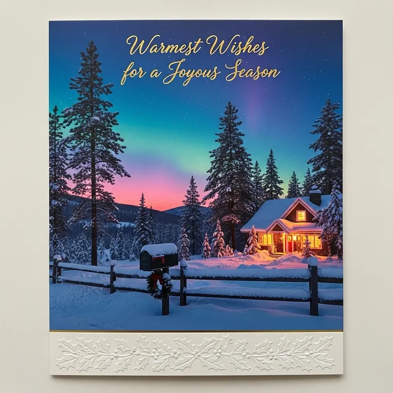 Photo Holiday Greeting Card Design
