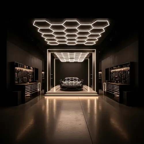 Modern Architectural Garage Interior Design