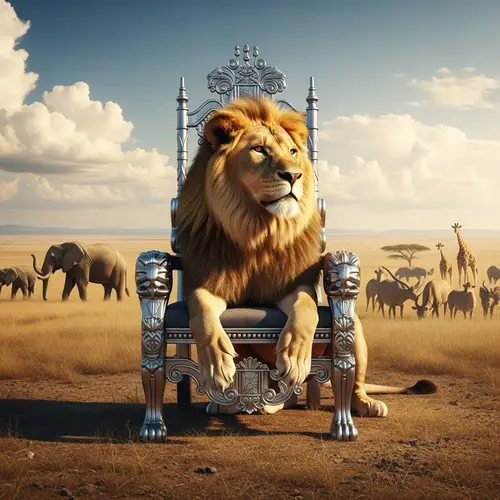 Majestic Lion - The King of Africa