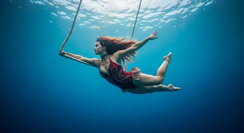 Darya Vintolova: Underwater Trapeze Performance | Circus Artist
